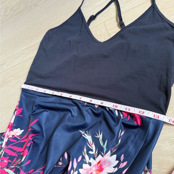 3/$10 Blue and Pink High-Low Maxi Dress Resort Wear - Picture 5 of 8